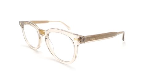 clear gucci glasses mens|transparent gucci glasses.